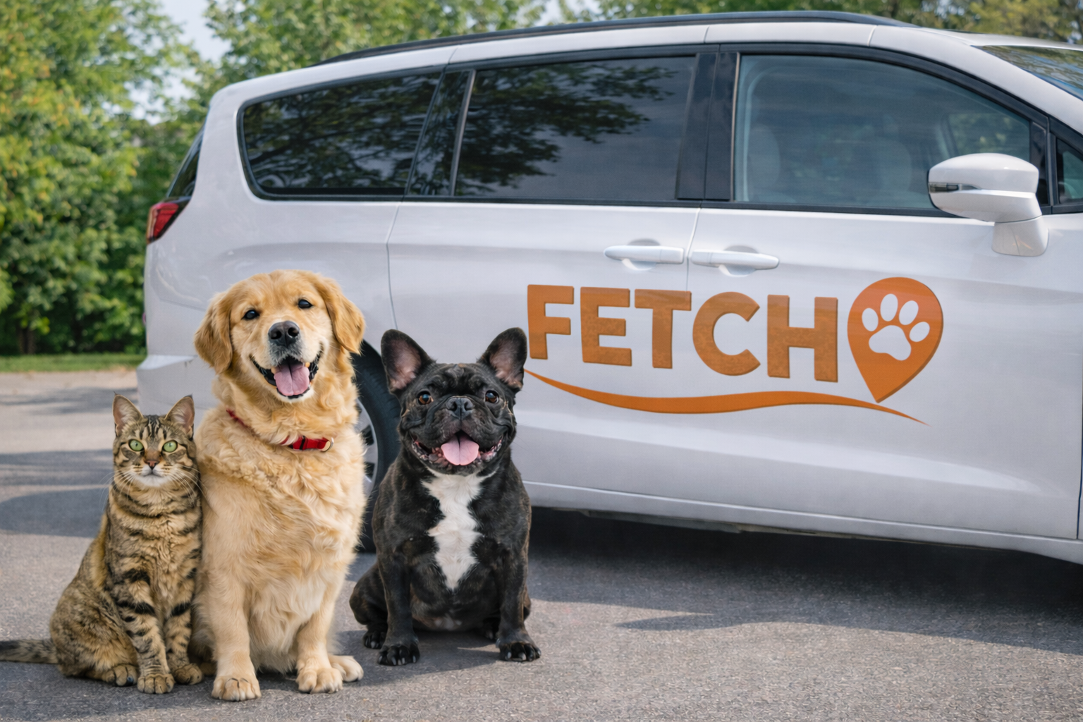 Vet and grooming pet transport service